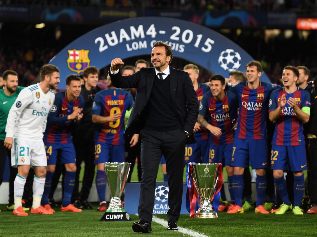 任职巴萨期间，恩里克带领球队在2014-