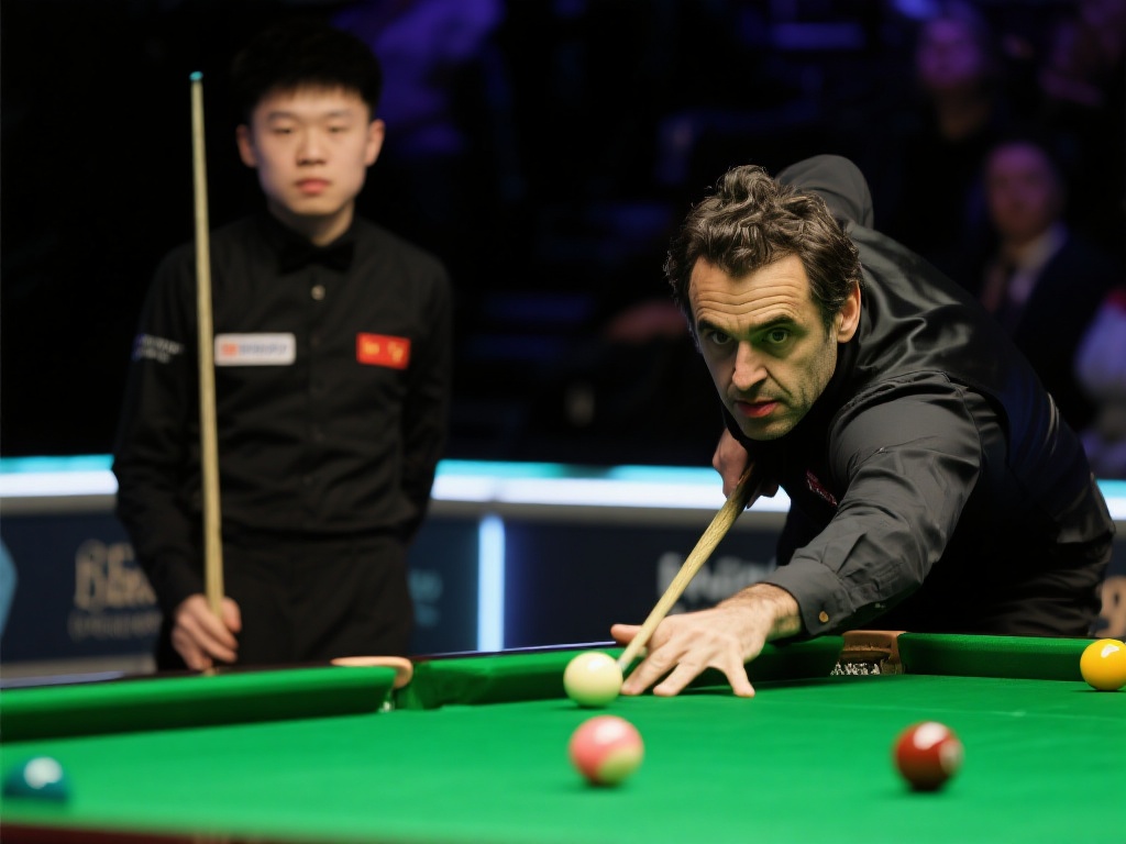 同时，奥沙利文面对赵心童不同打法时的冷静